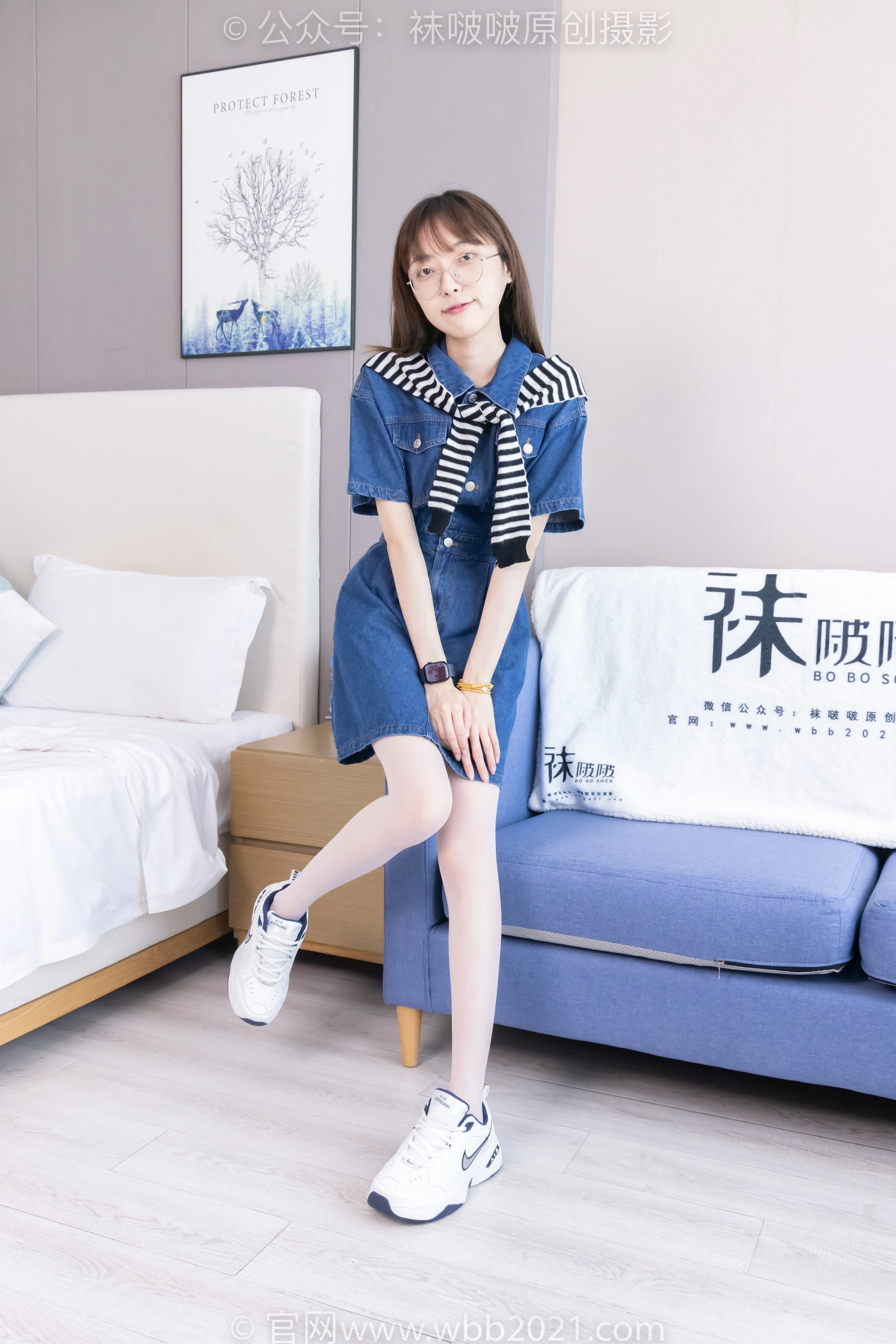 [BoBoSocks袜啵啵] NO.435 稚予-板鞋、运动鞋、白丝、肉丝（脚尖加固款）（花絮版） 2